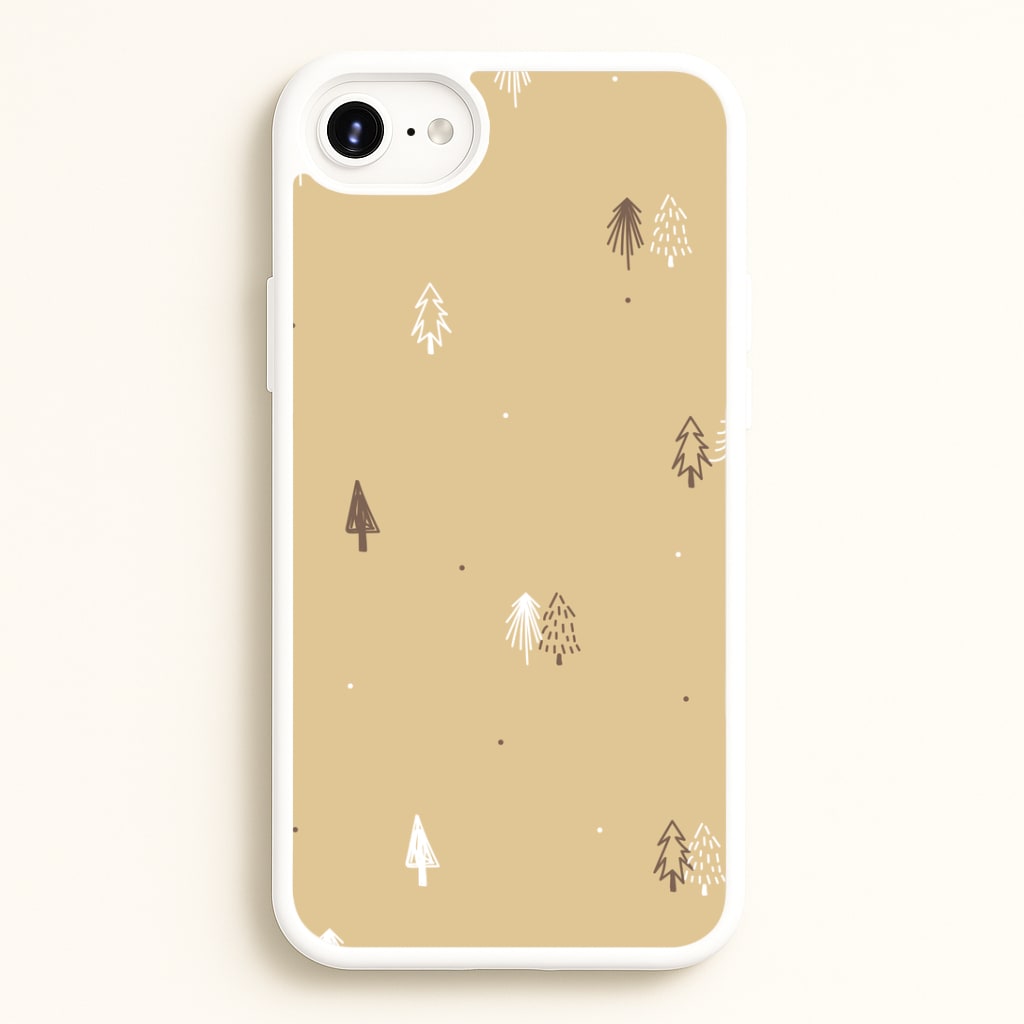 Minimal Christmas Trees Pattern iPhone 6 / 7 / 8 / SE Case