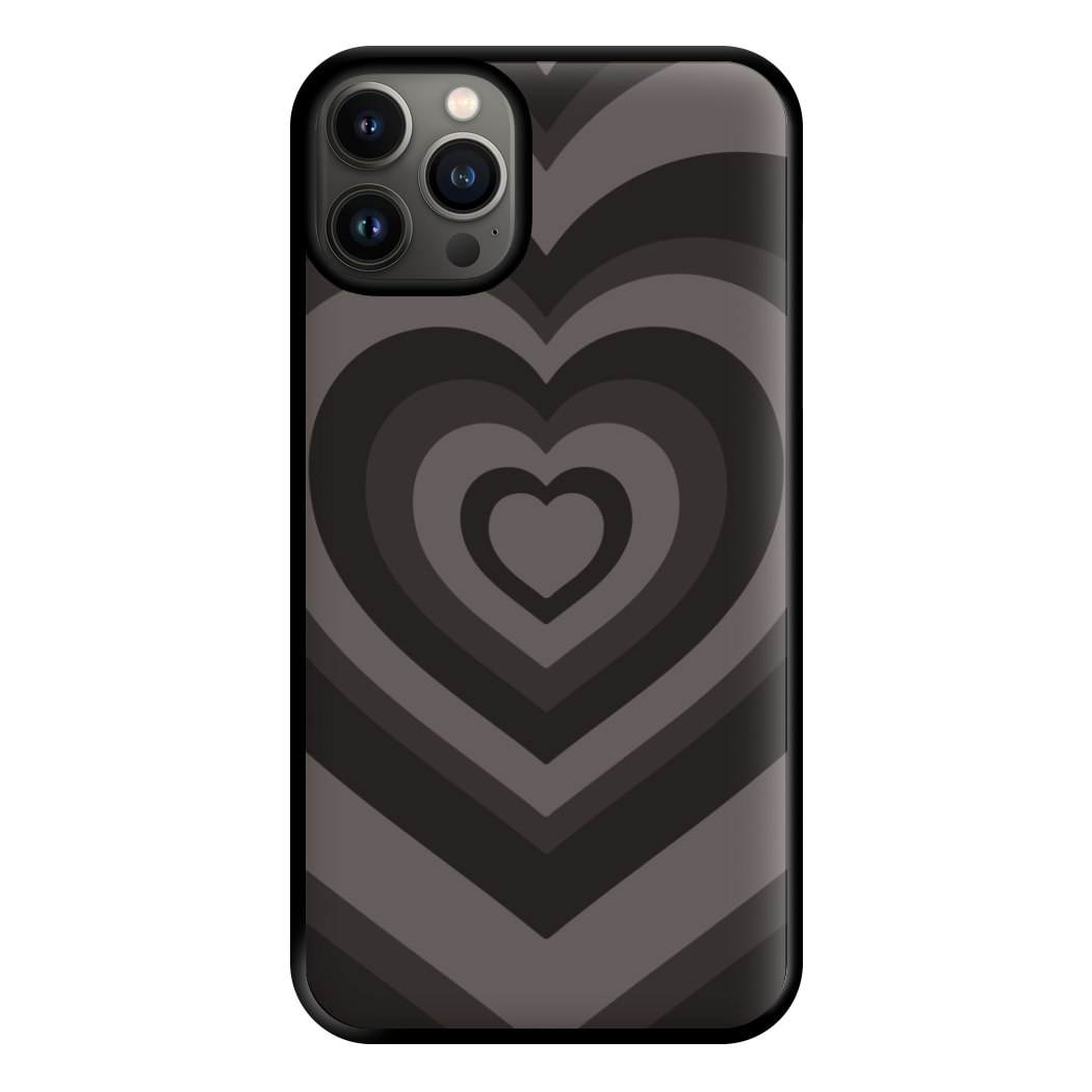 Abstract Black Heart iPhone 13 Case