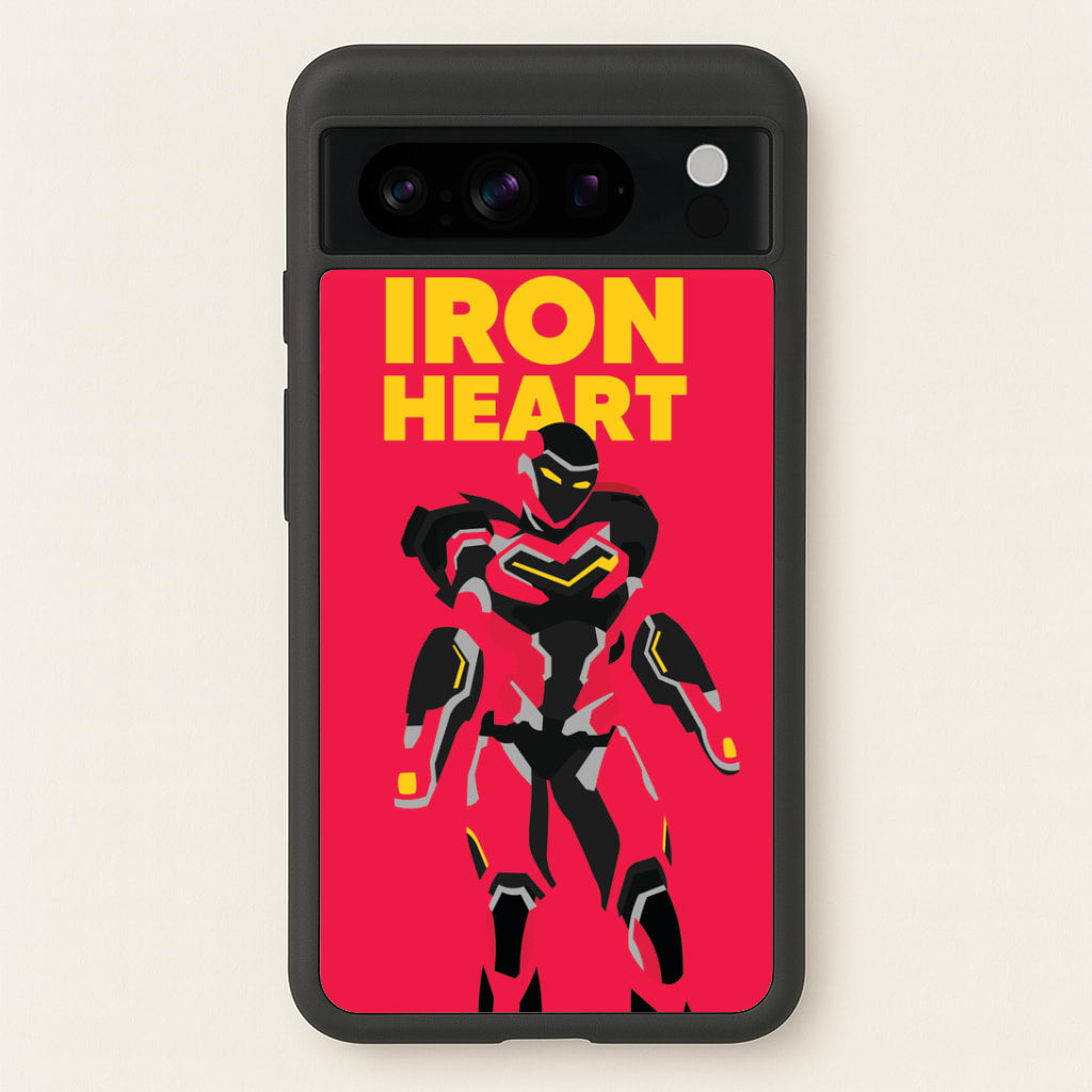 Metal Heart Hero Standing Google Pixel 8 Pro Case