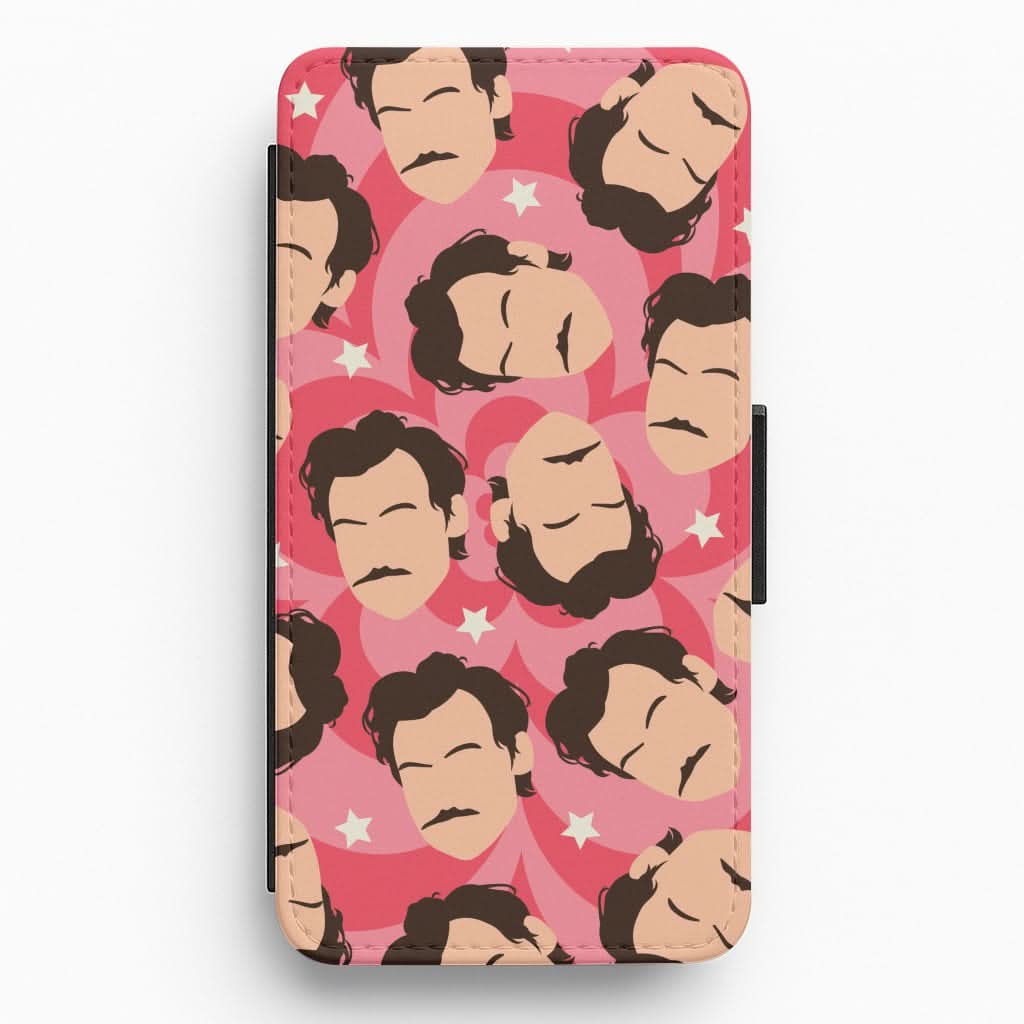 Harry Faceless Pattern Flip / Wallet Phone Case