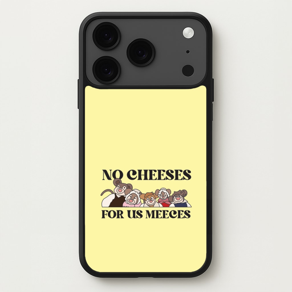 No Cheeses For Us Meeces II iPhone 17 Pro Max Case
