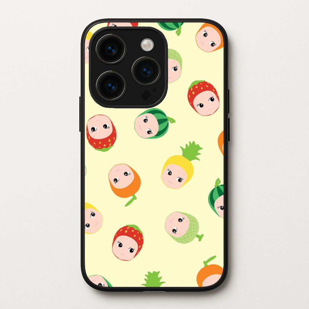 Fruit Angels Pattern iPhone 15 Pro Max Case