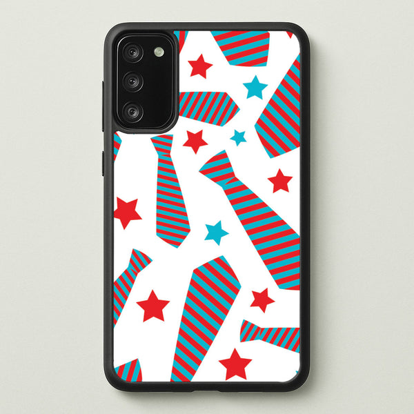 Tie And Stars Pattern Galaxy S20FE Case