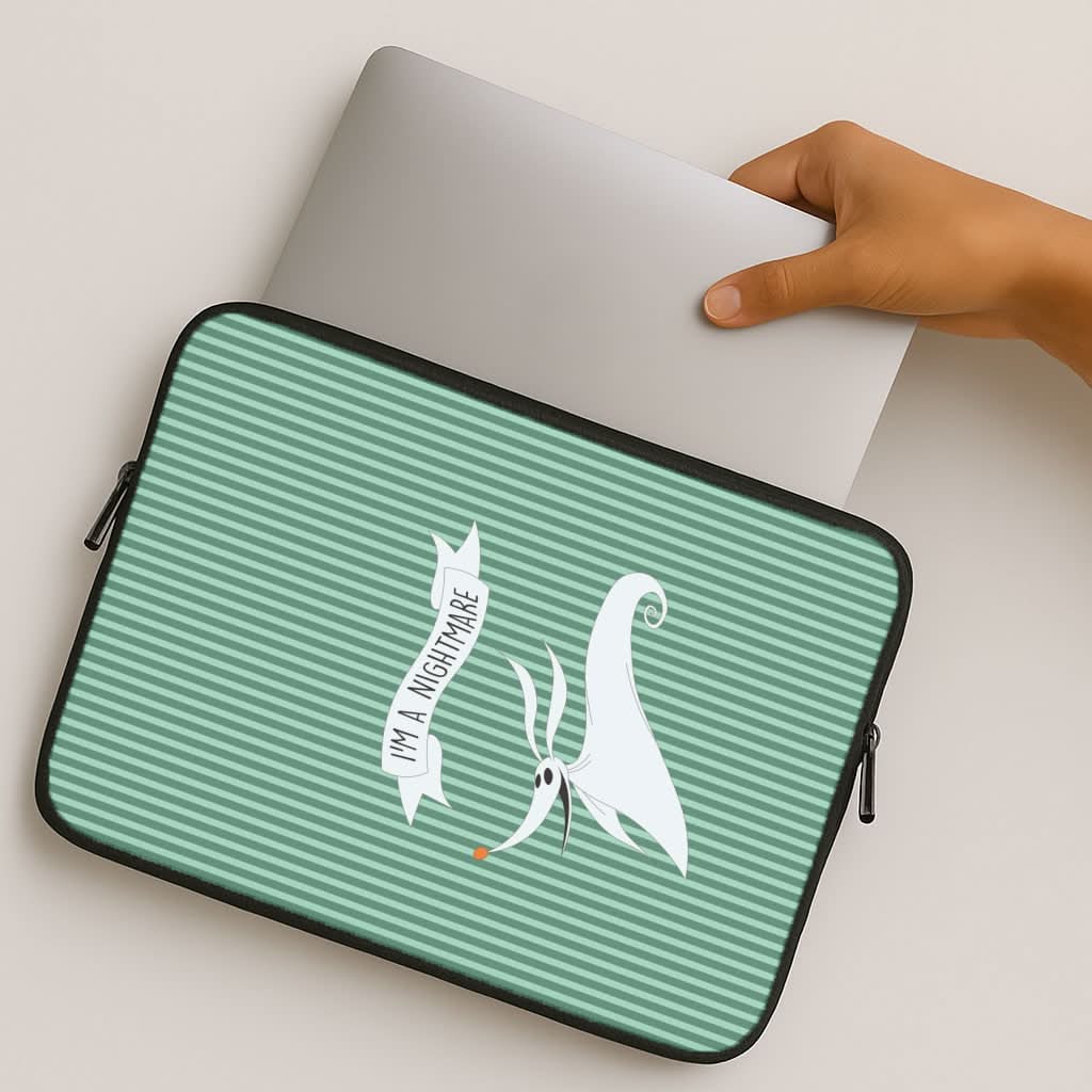 Stripey I'm A Nightmare MacBook Cover