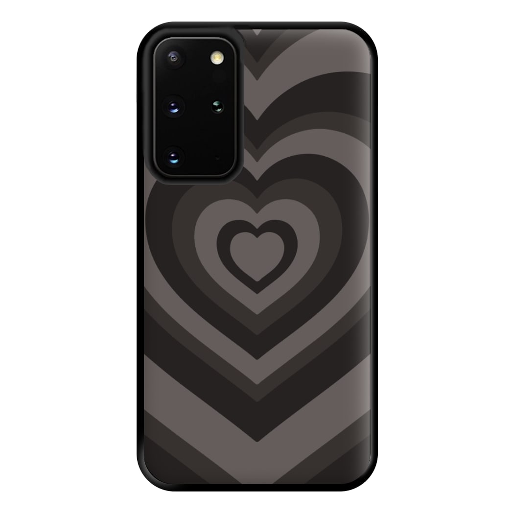 Abstract Black Heart Galaxy S20 Plus Case