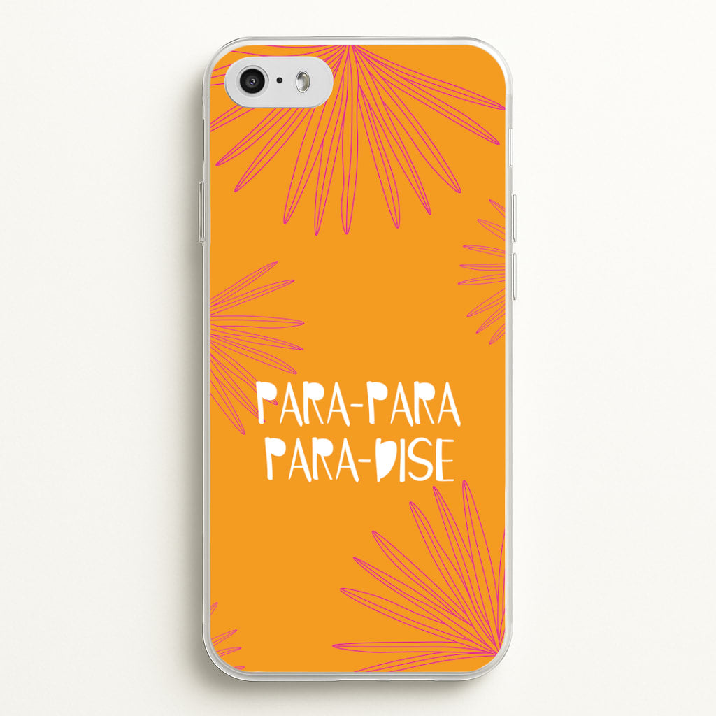 Paradise Lyrics iPhone 5 / 5s / SE 2016 Case