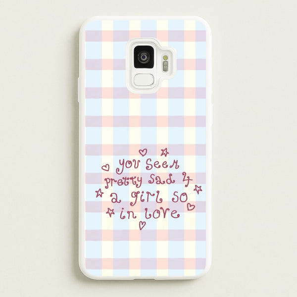 Dreamy Plaid Galaxy S9 Case