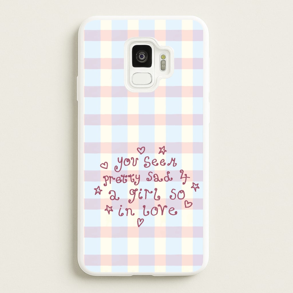 Dreamy Plaid Galaxy S9 Case