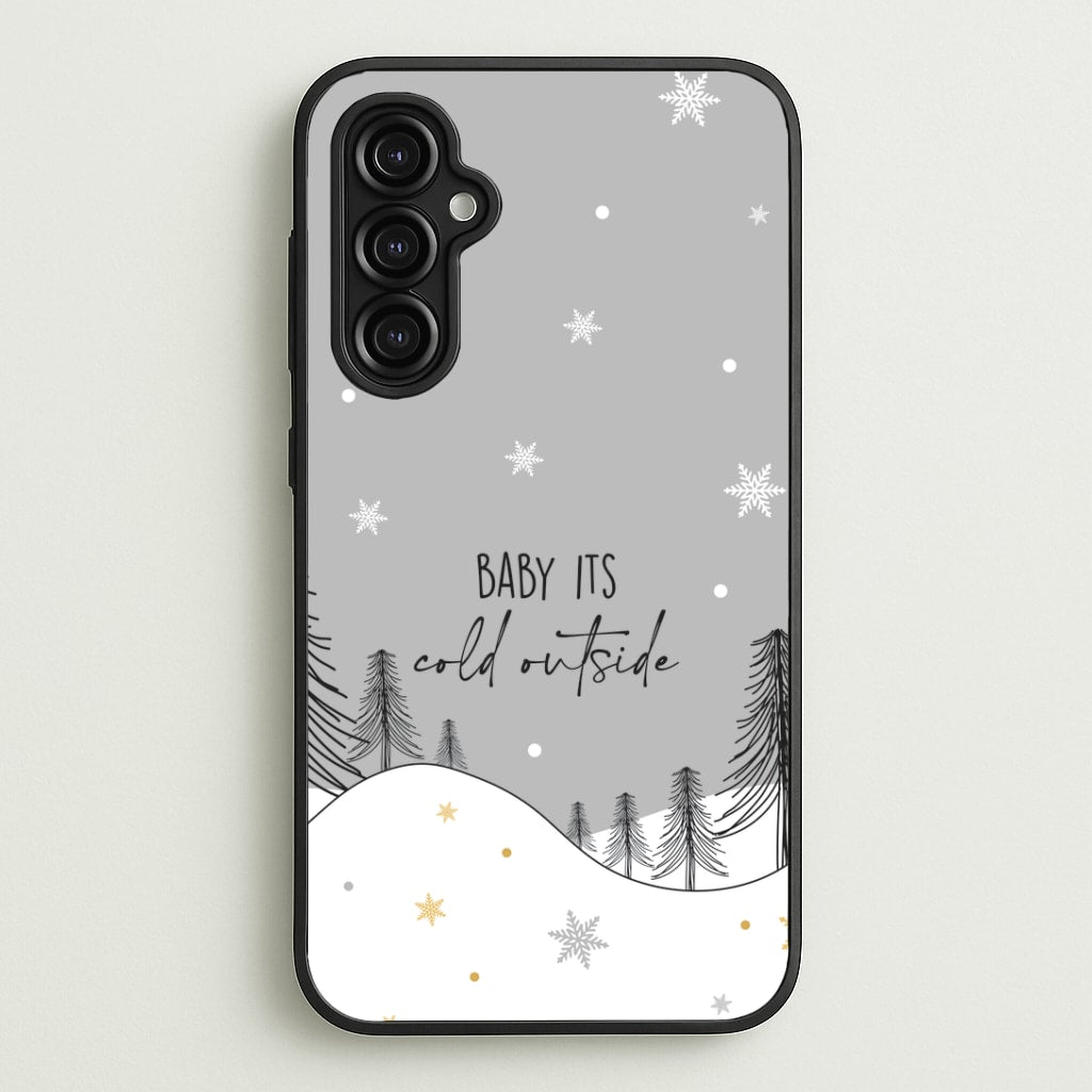 Baby It's Cold Outisde Landscape Galaxy A14 Case