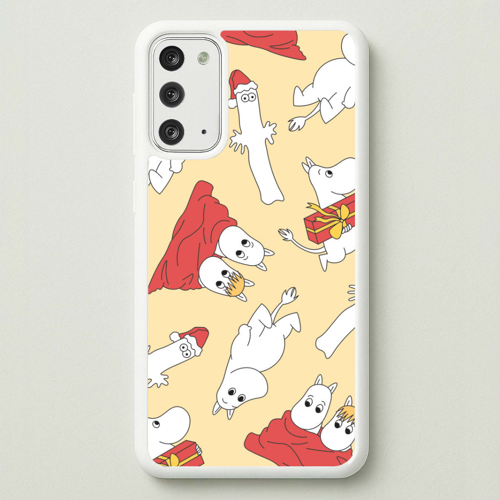 Christmas Mooms Pattern Galaxy Note 20 Case