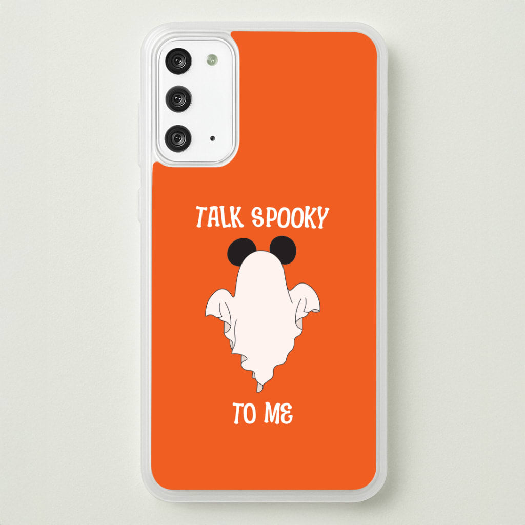 Talk Spooky To Me Mouse Ghost Galaxy Note 20 Case