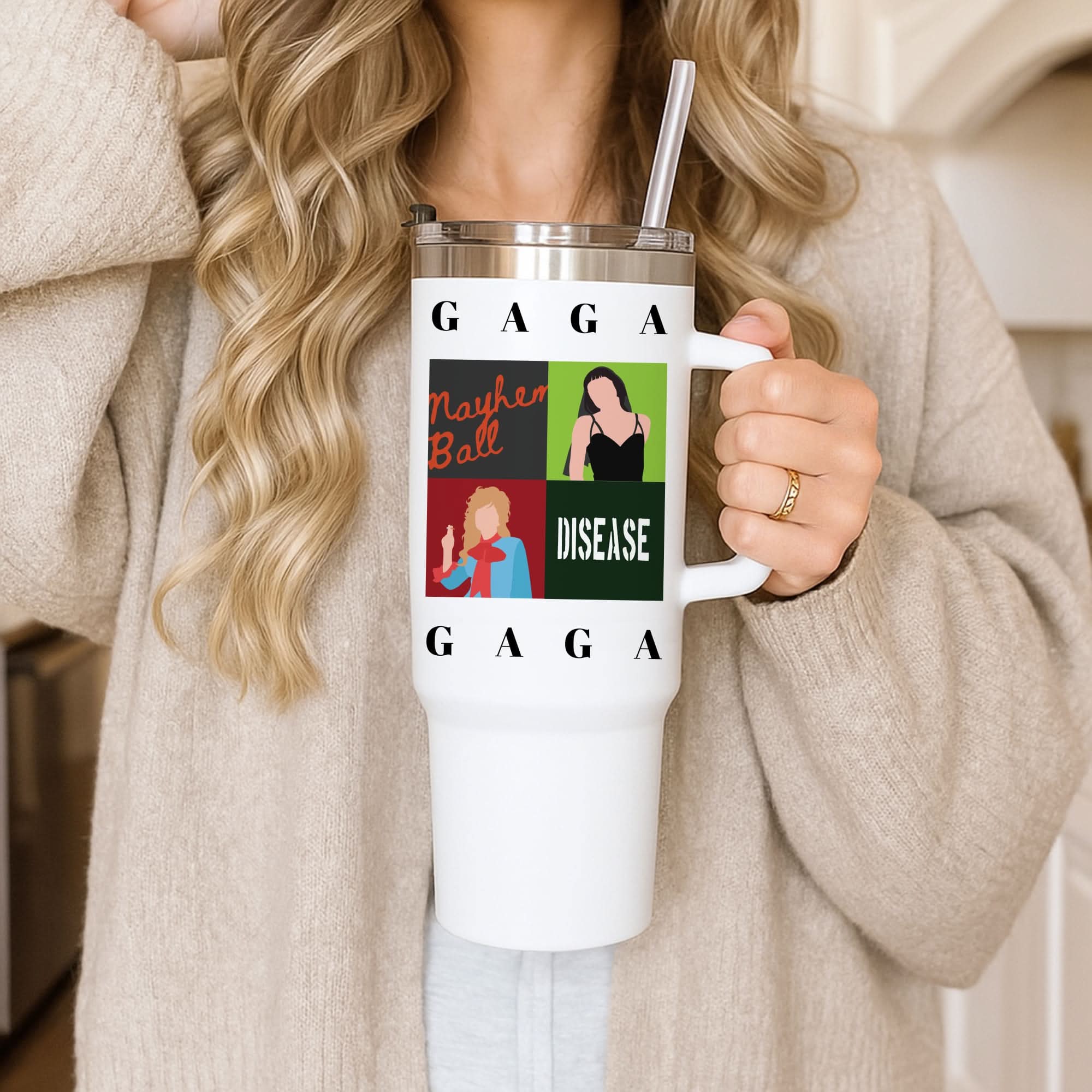 Gaga Collage Tumbler
