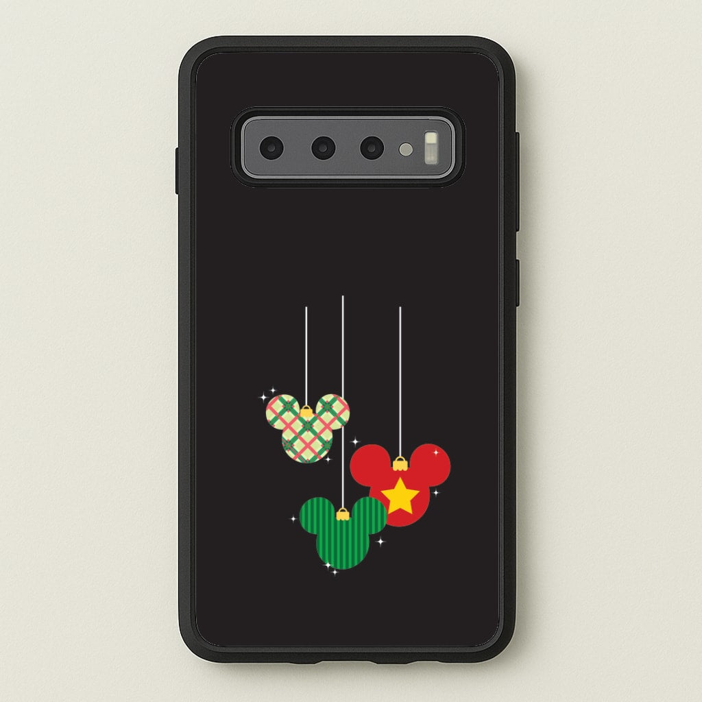 Cartoon Mouse Hanging Baubles Galaxy S10 Plus Case