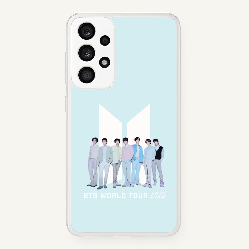 K-Pop Band Tour Pastel Blue Galaxy A33 Case