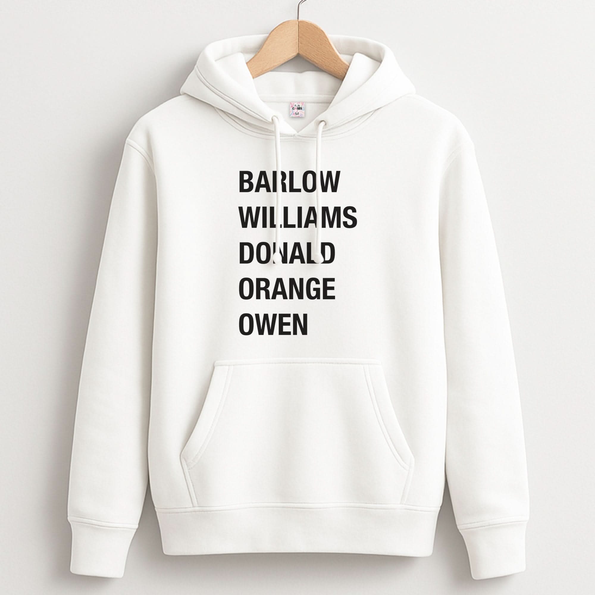 Take Band Members Names Unisex Hoodie
