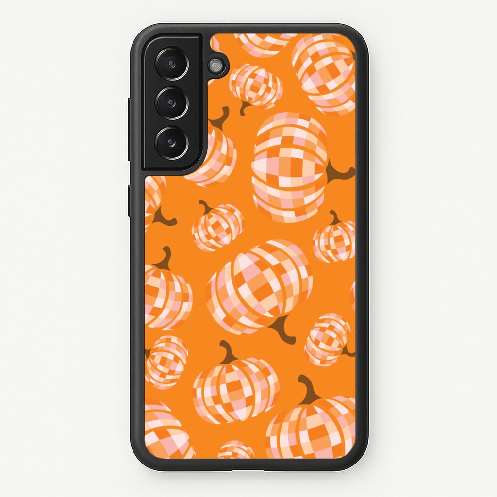 Disco Pumpkins Pattern Galaxy S21 Plus Case