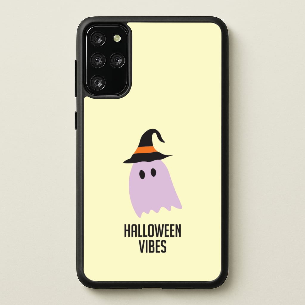 Purple Ghost Halloween Vibes Galaxy S20 Plus Case