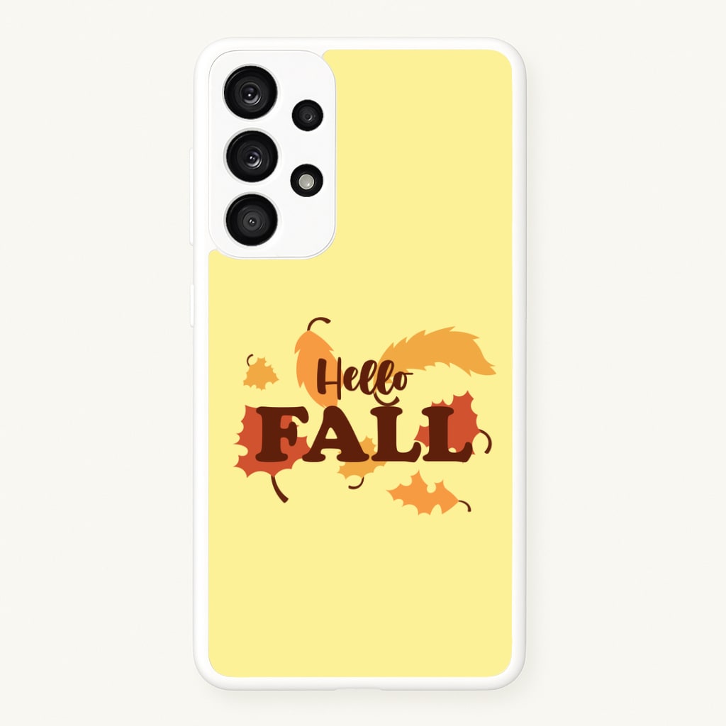 Hello Fall Galaxy A33 Case