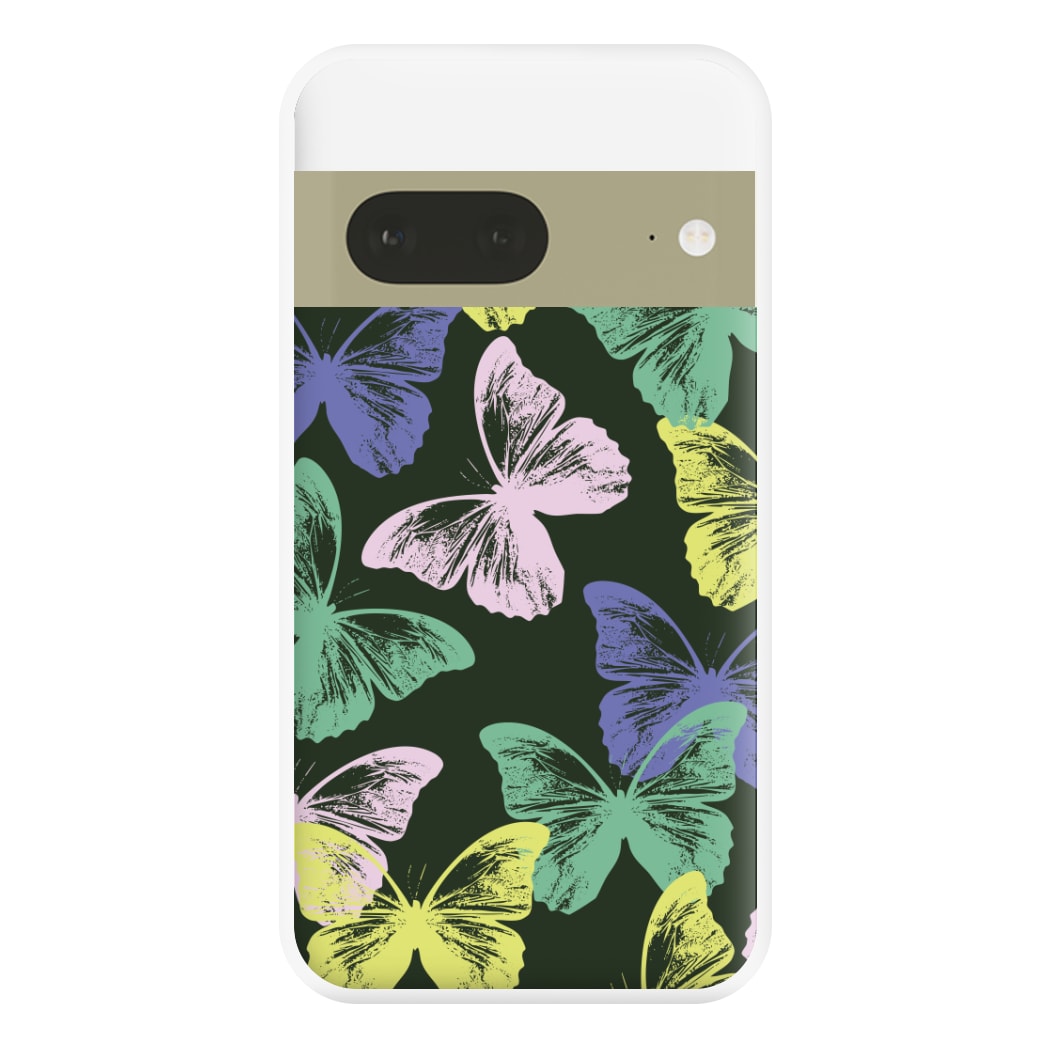 Colourful Butterfly Stamps Pattern Google Pixel 7 Case