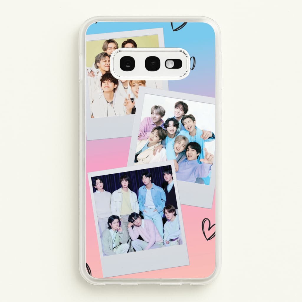 K-Pop Band Polaroid Collage Galaxy S10e Case