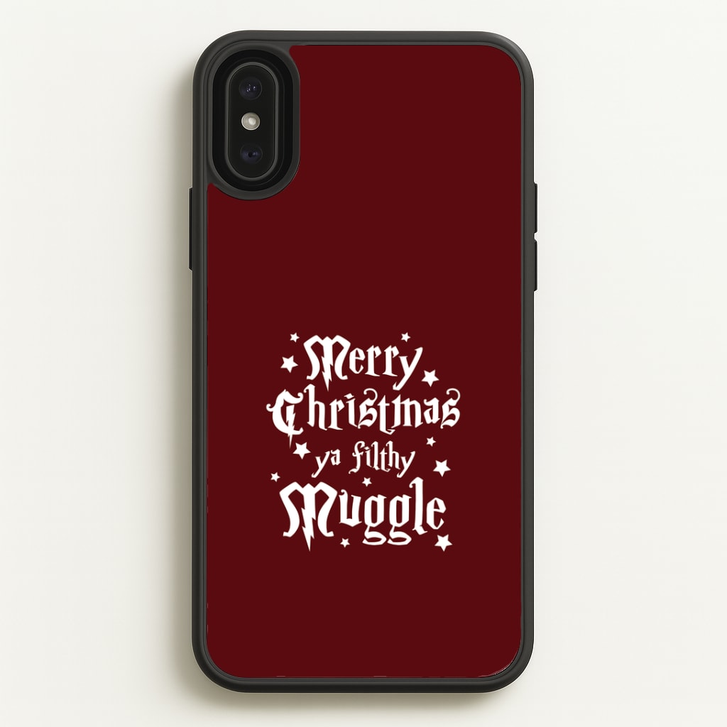 Merry Christmas You Filthy Muggle iPhone XS Max Case
