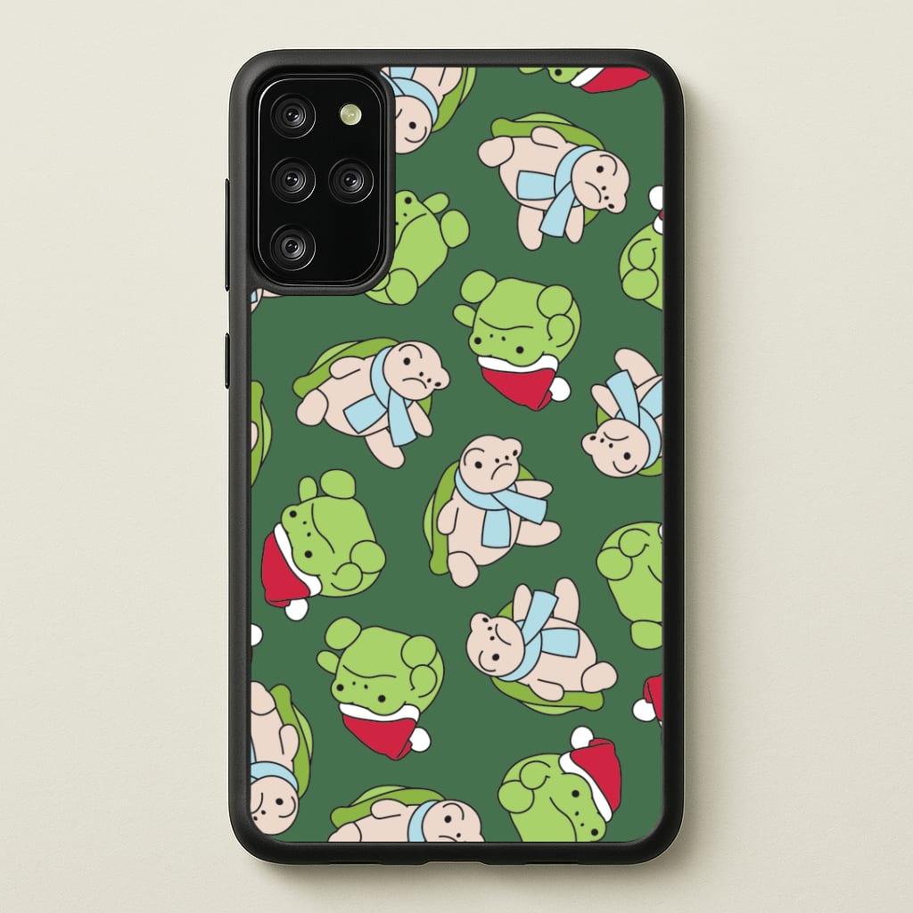 Grumpy Christmas Plushies Pattern Galaxy S20 Plus Case