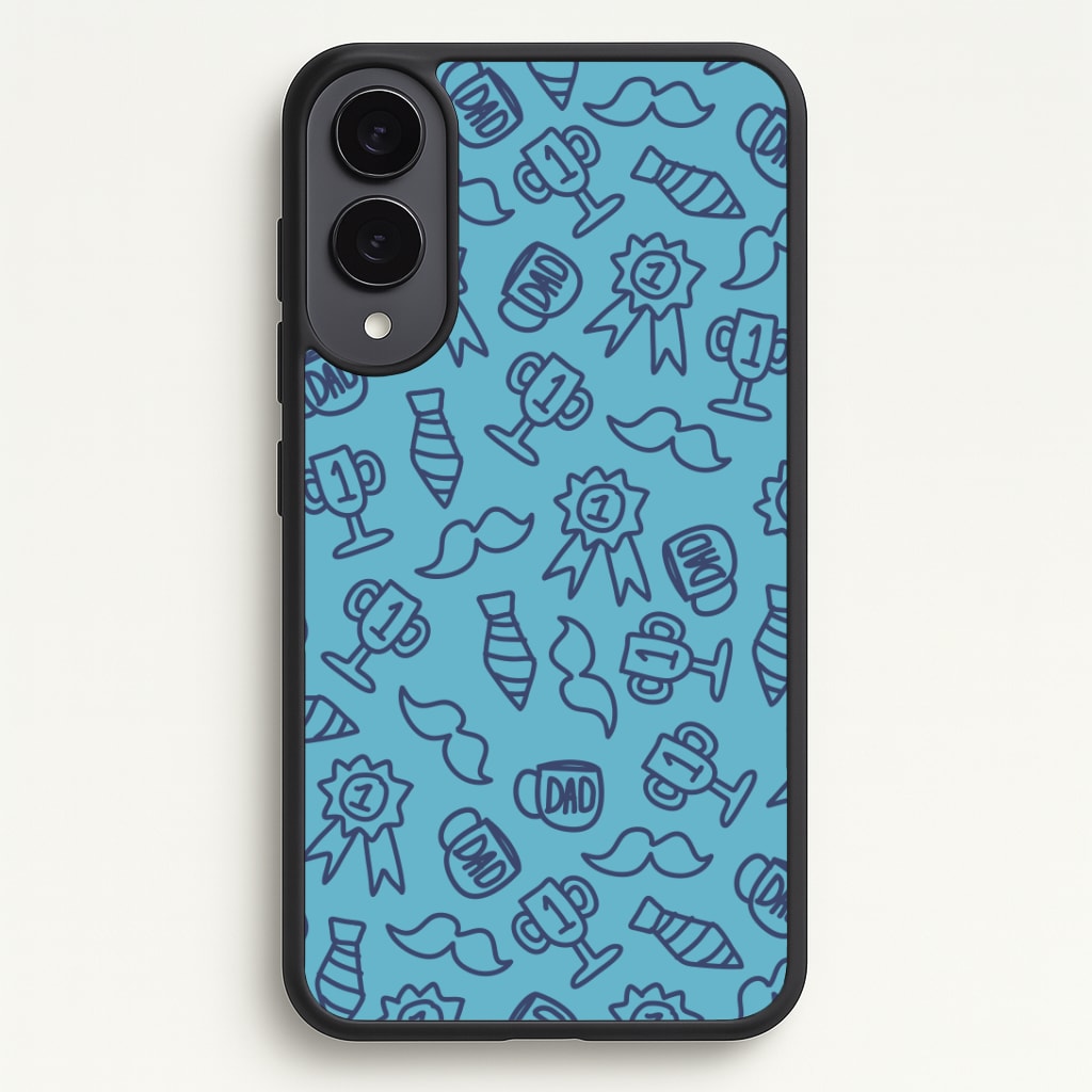 Dad Doodles Pattern Galaxy S25 Edge Case