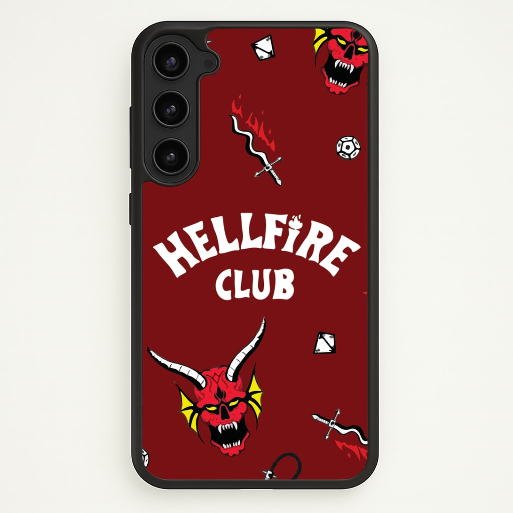 Hellfire Club Icons Collage Red Galaxy S23 Plus Case