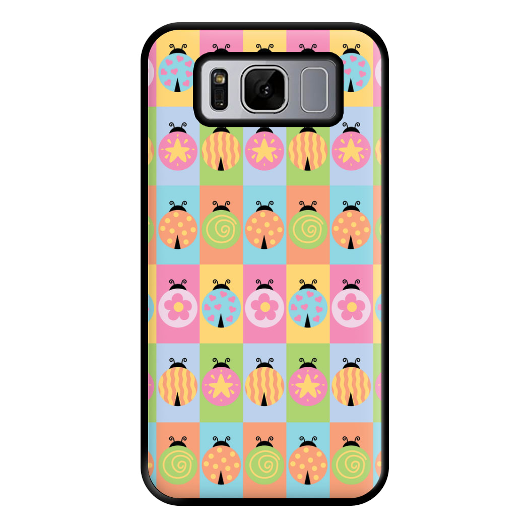 Cartoon Ladybugs Colourful Pattern Galaxy S8 Plus Case