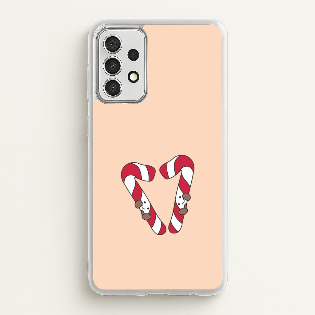 Christmas Candycane Plushies Galaxy A52 / A52s Case