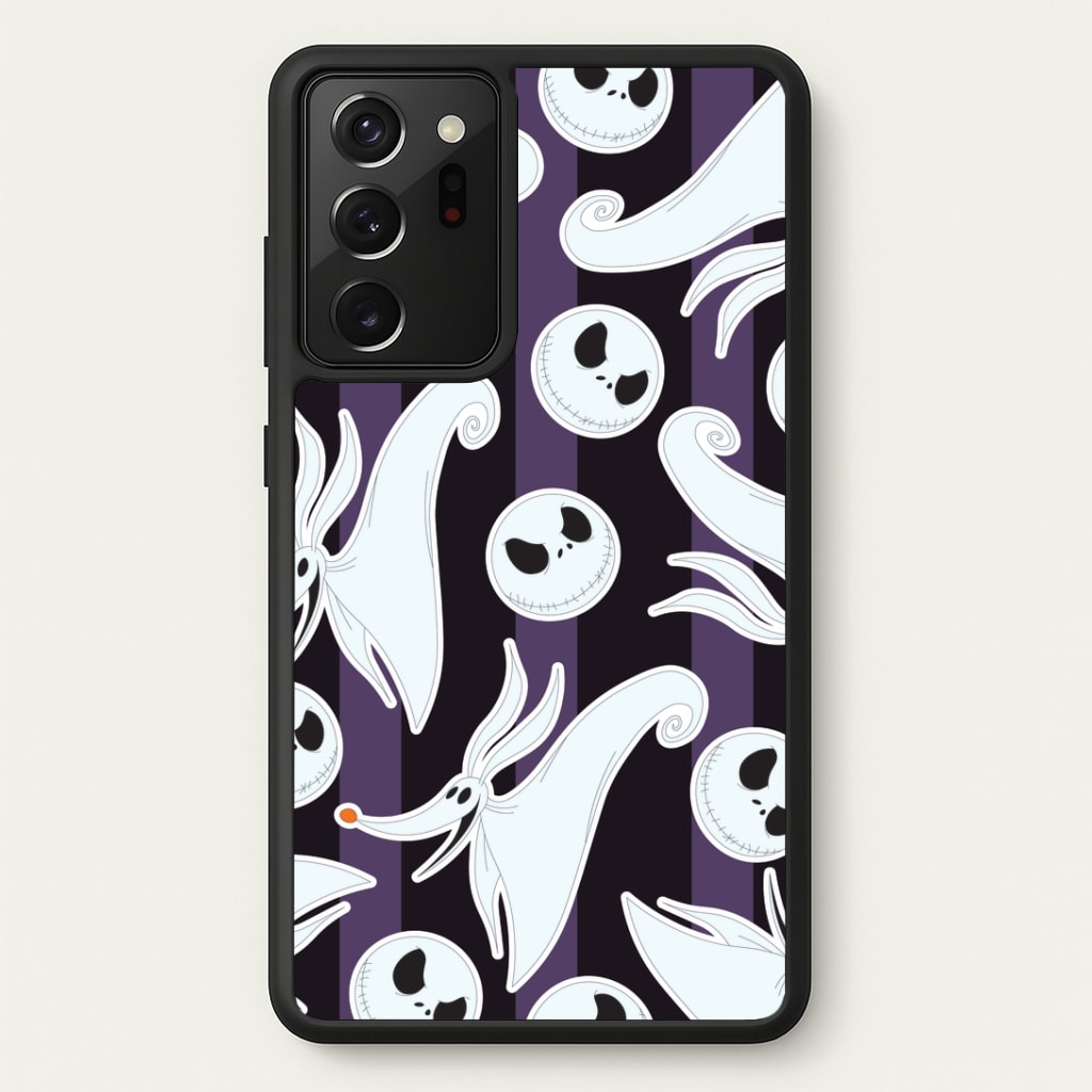 Skeleton Dog And Face Pattern Galaxy Note 20 Ultra Case