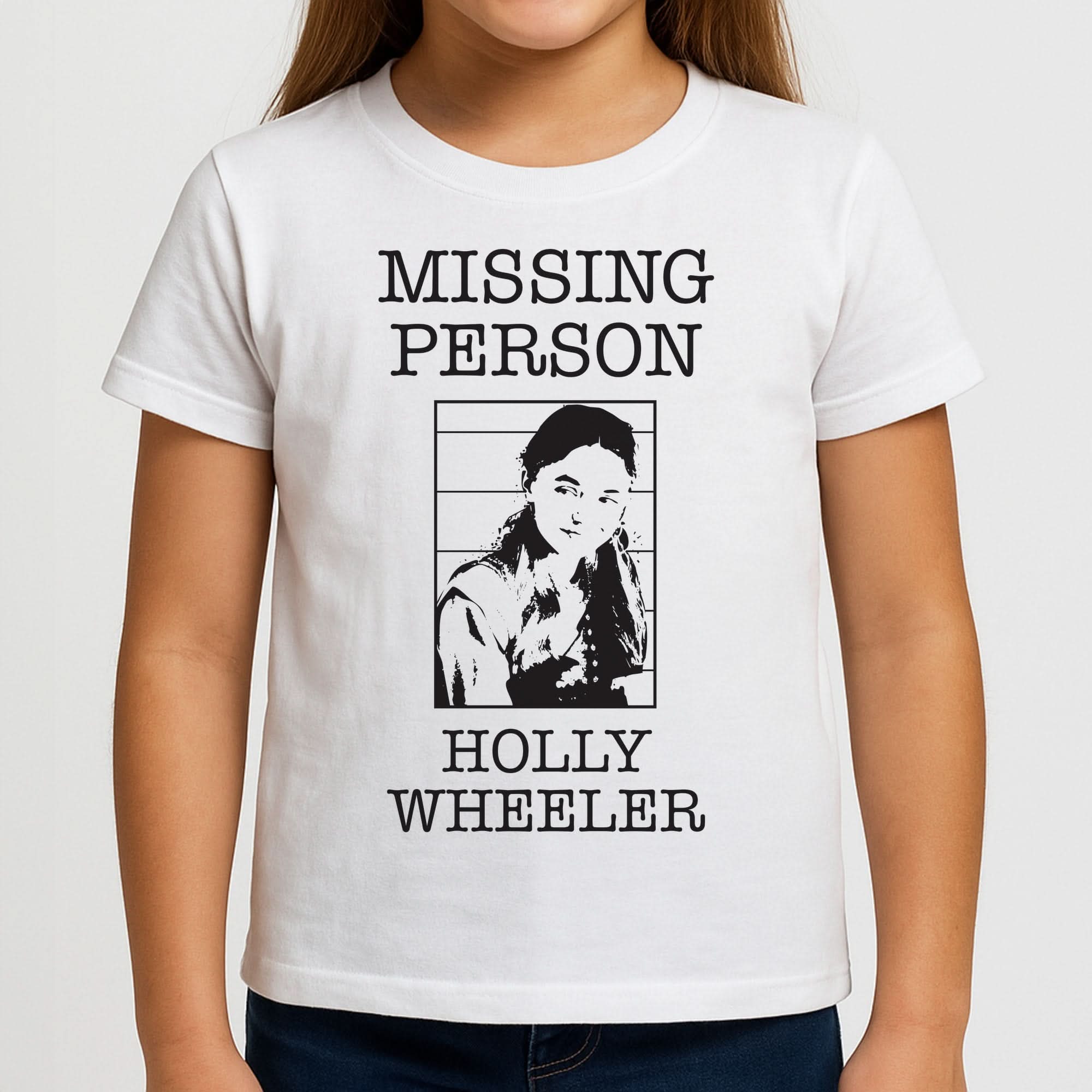 Missing Person Holly Girls T-Shirt