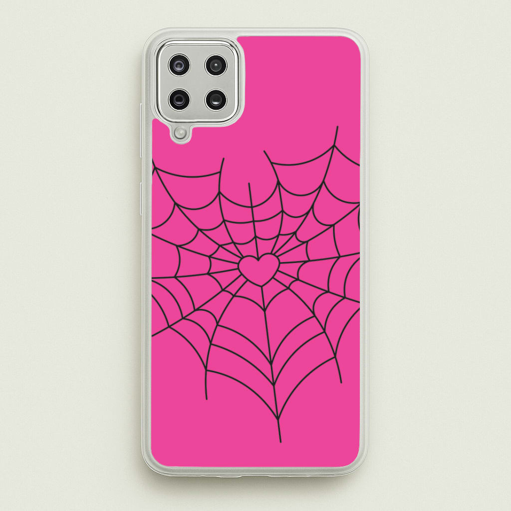 Spiderweb Hearts II Galaxy A12 Case