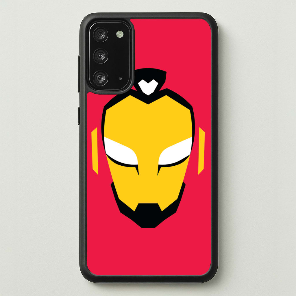 Metal Heart Hero Face Galaxy Note 20 Case