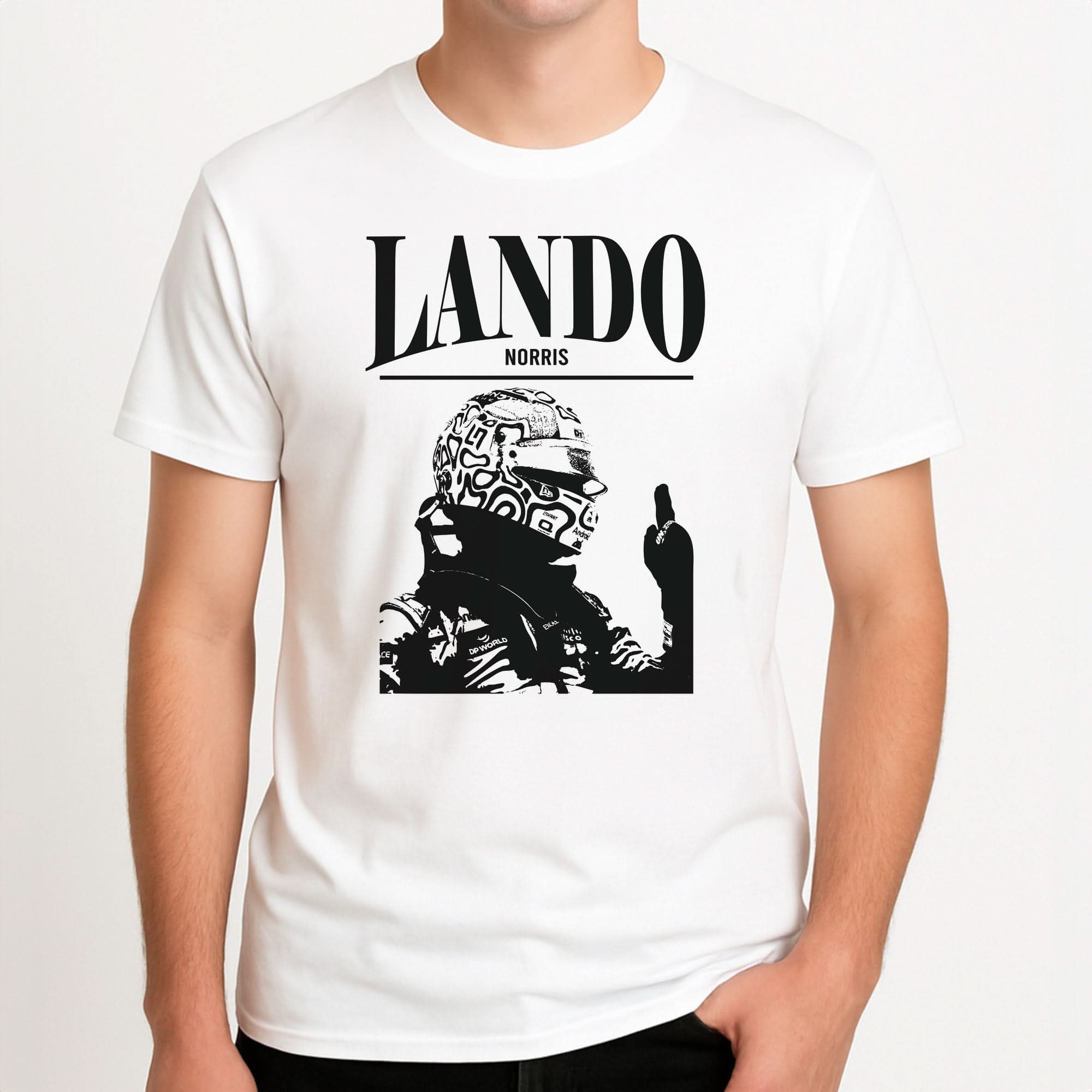 Lando Black And Green Mens T-Shirt