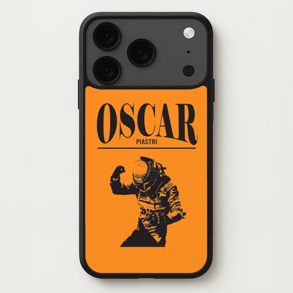 Oscar Orange And Black iPhone 17 Pro Max Case