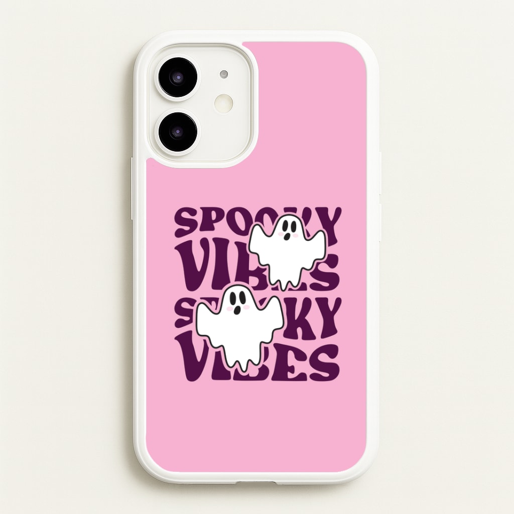 Spooky Vibes Pink iPhone 12 Mini Case