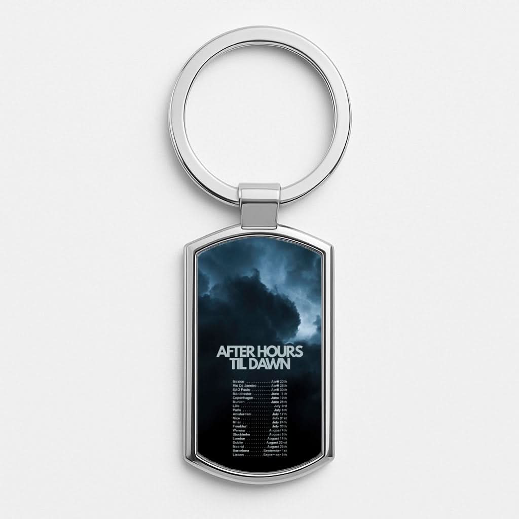 2026 Tour AHTD Silver Metal Keyring