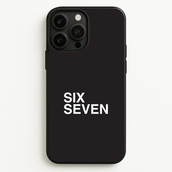 6 7 Black iPhone 13 Pro Case