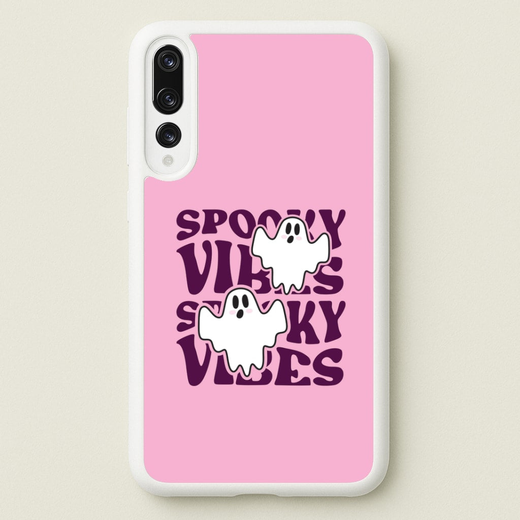 Spooky Vibes Pink Huawei P20 Pro Case