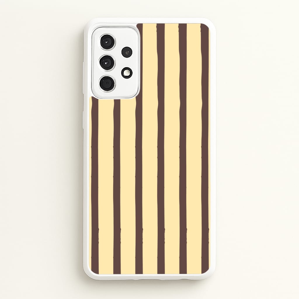 Vanilla & Chocolate Stripes Galaxy A52 / A52s Case