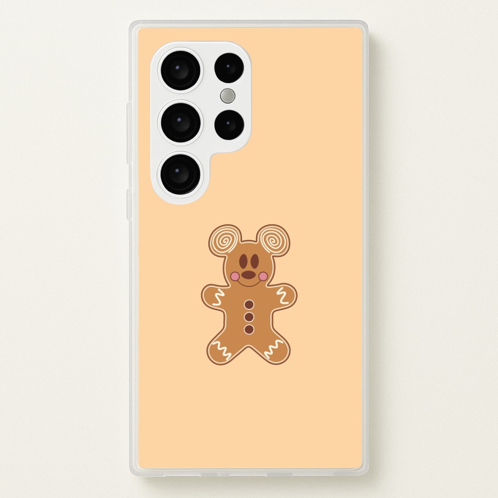 Cartoon Mouse Gingerbread Galaxy S24 Ultra Case