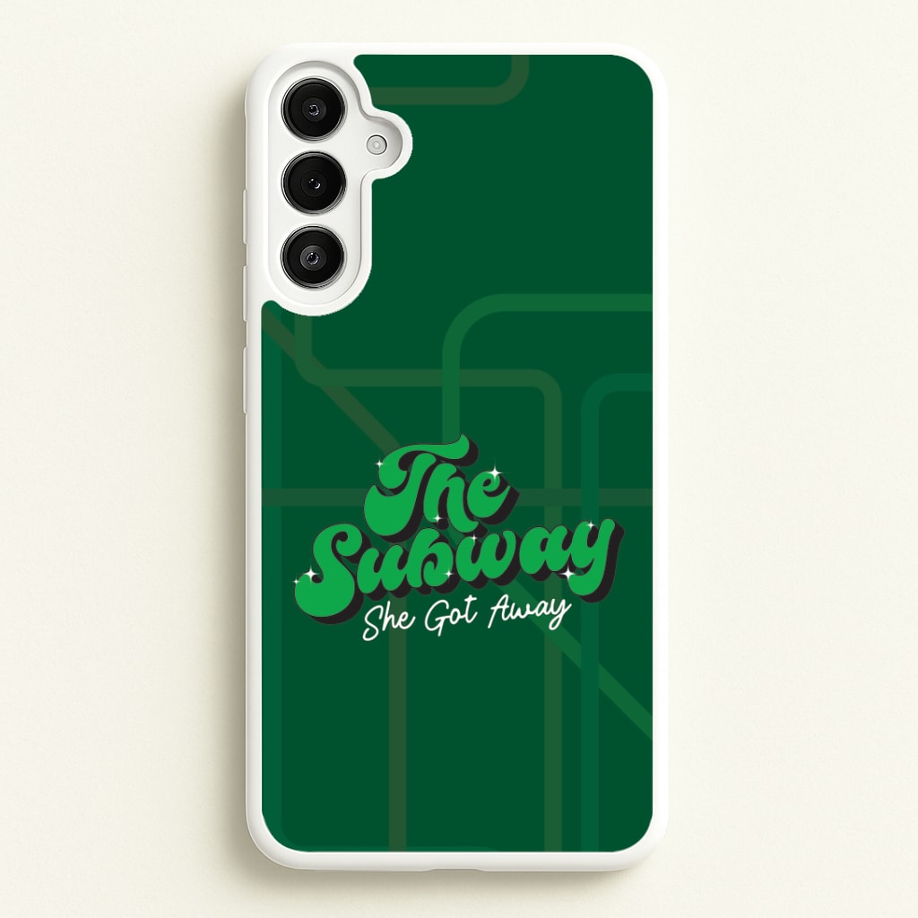 Subway Green Galaxy A34 Case