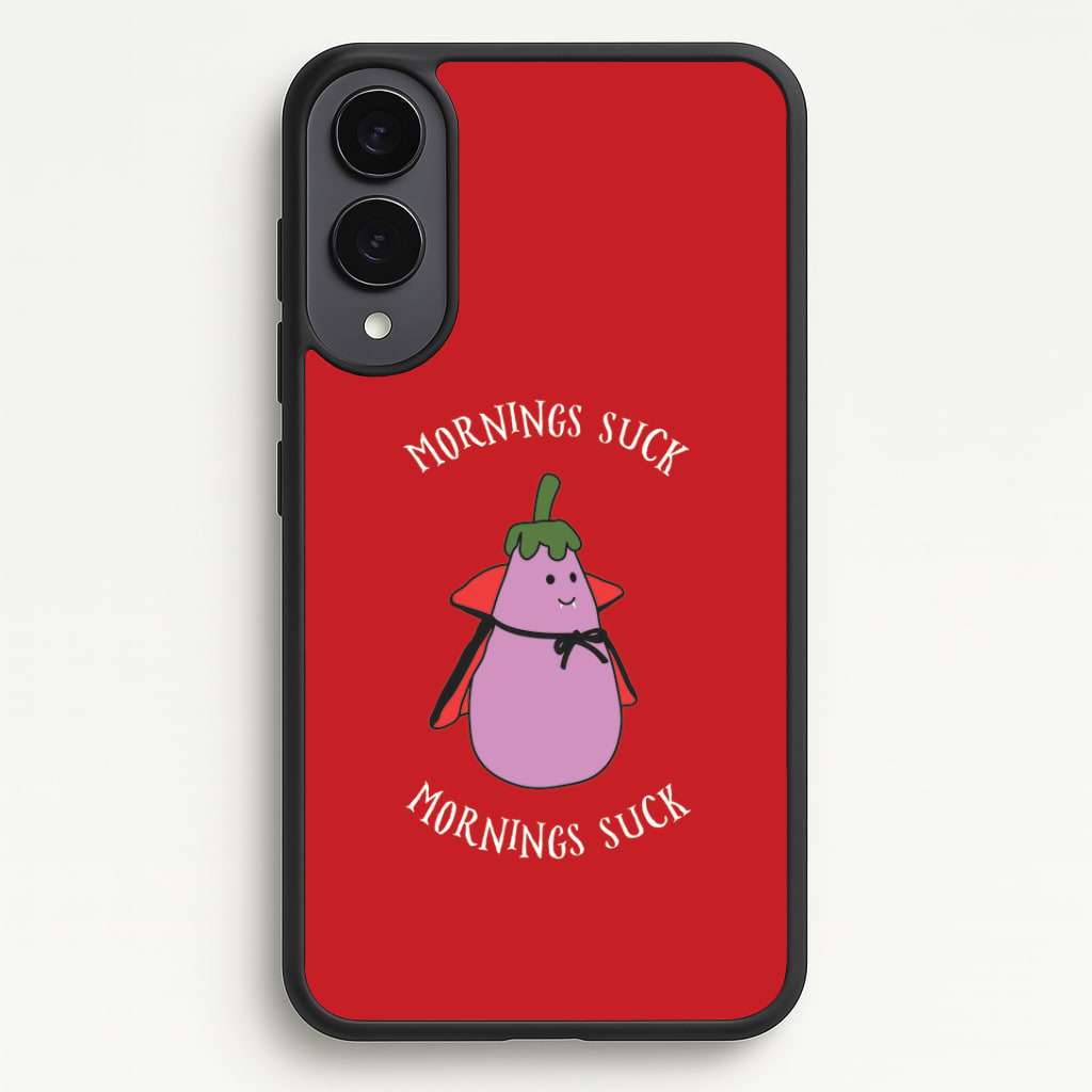 Mornings Suck Plush - Halloween Galaxy S25 Edge Case
