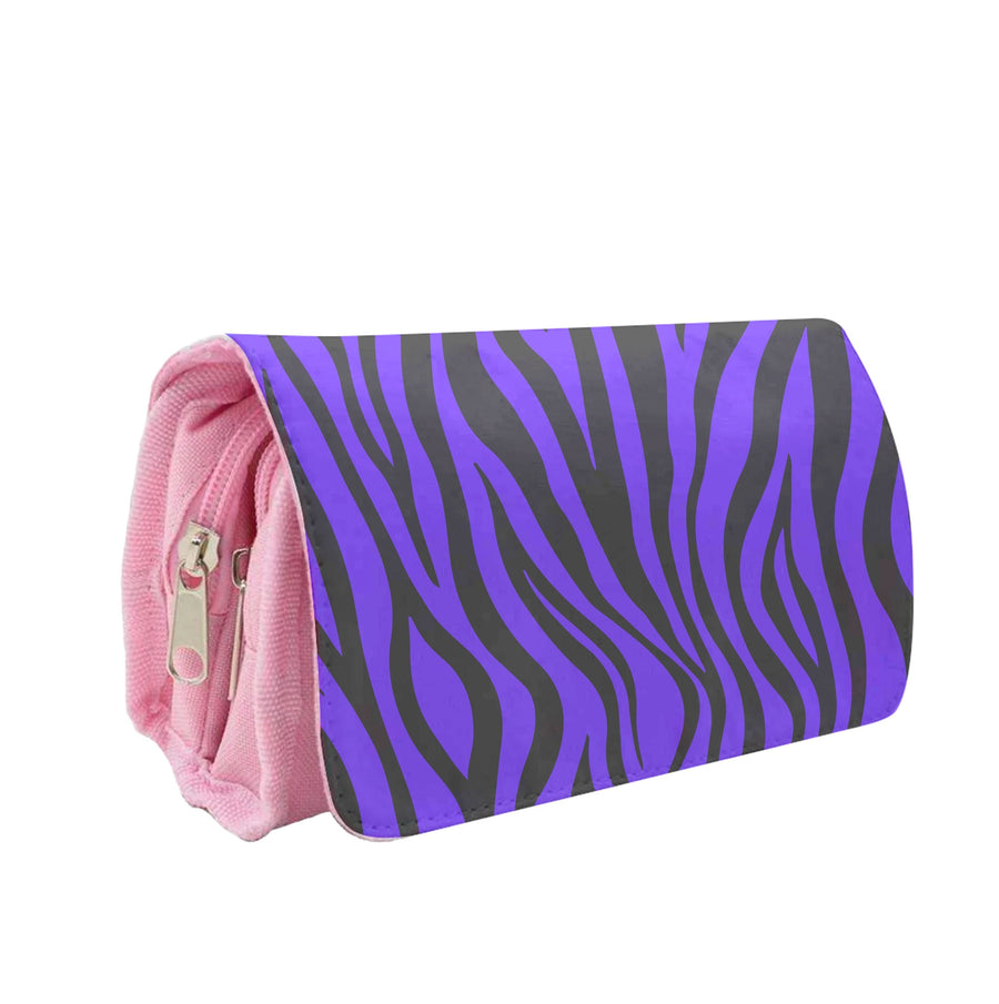 Purple Zebra - Animal Patterns Pencil Case
