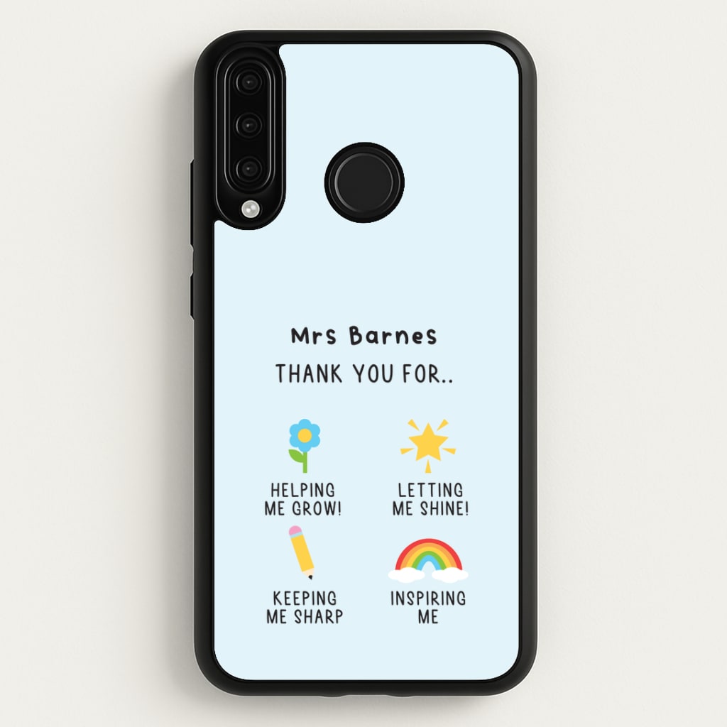 Thank You For Helping Me Huawei P30 Lite Case