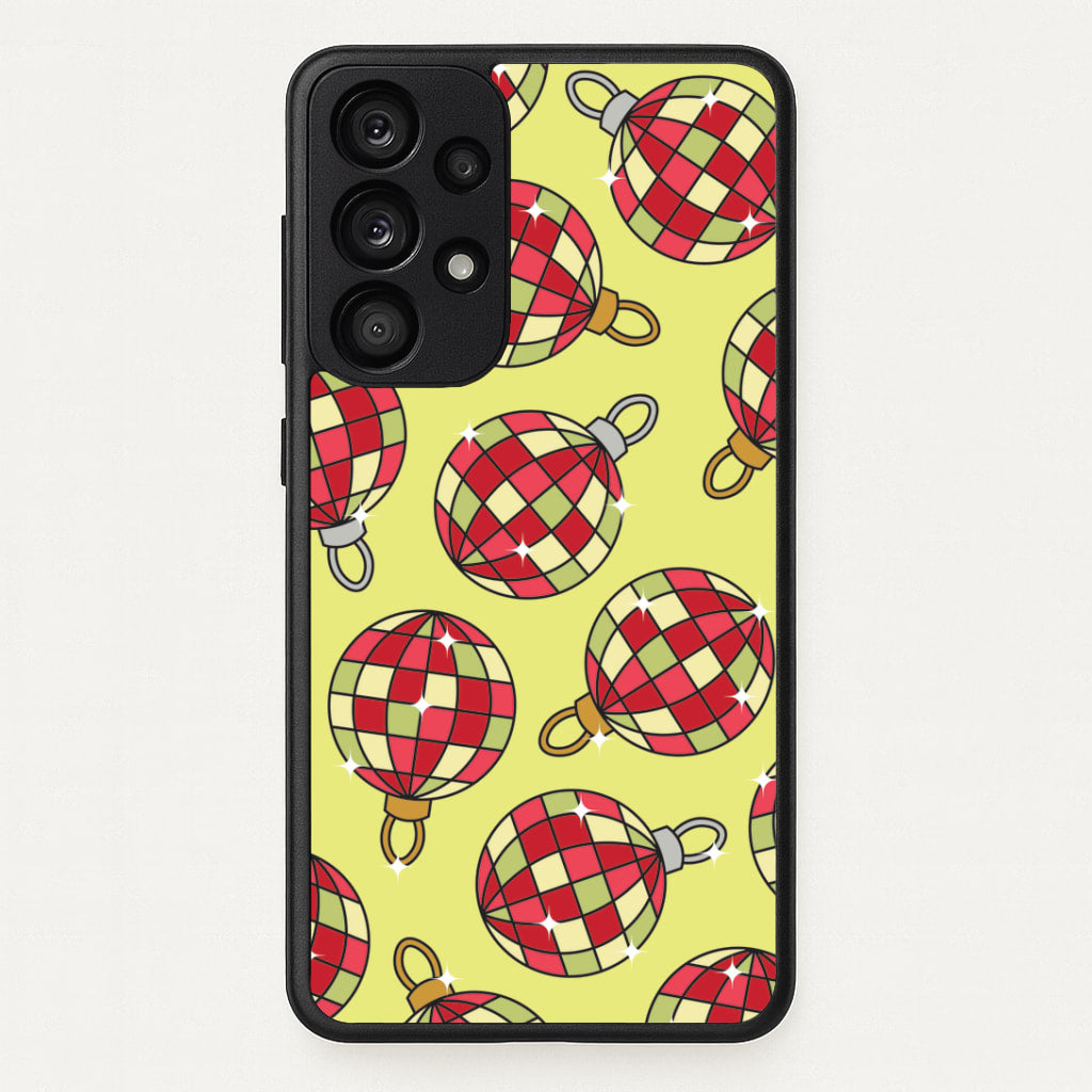 Disco Baubles Pattern Galaxy A53 Case