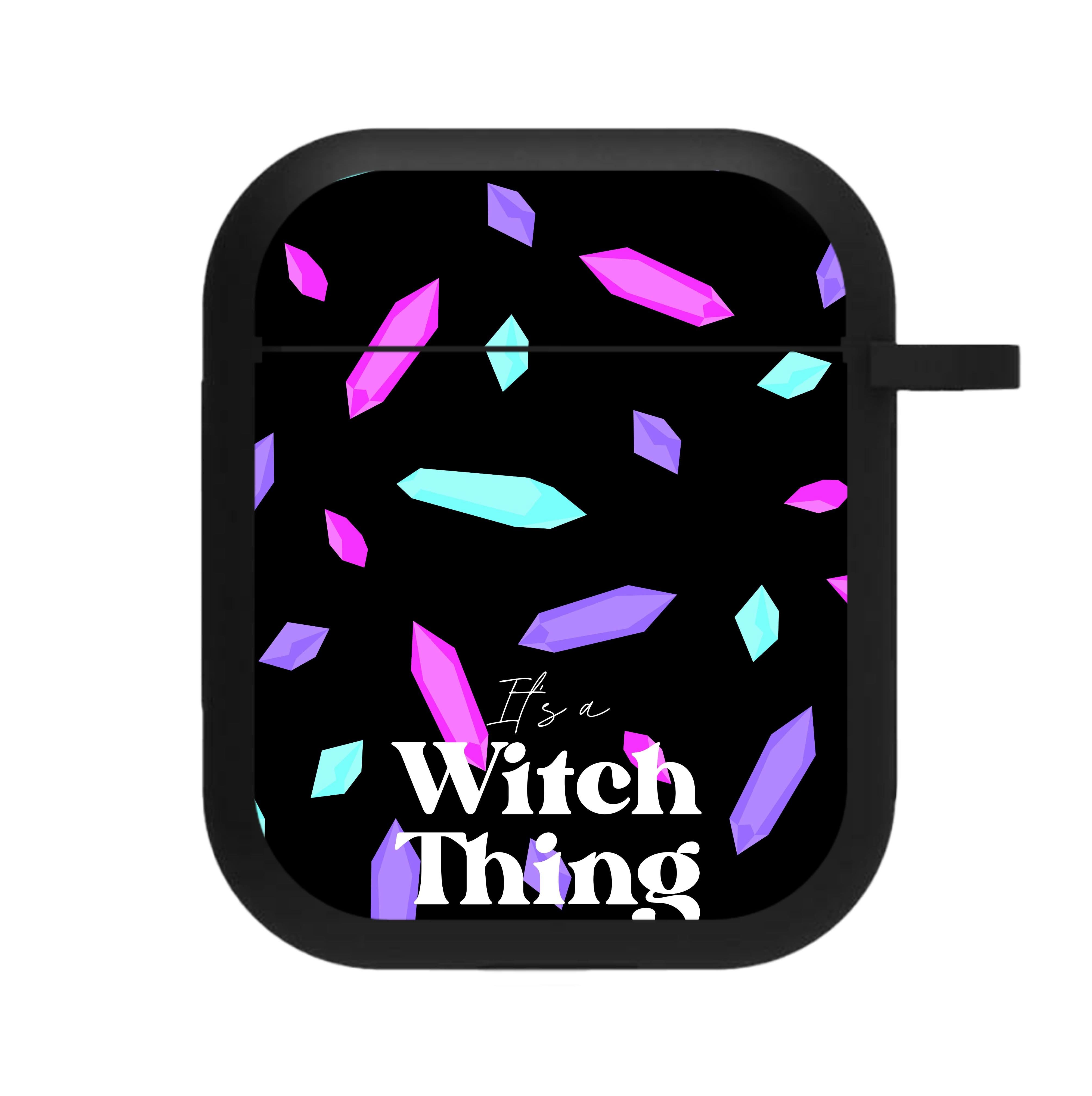 It's A Witch Thing Pattern AirPods Case