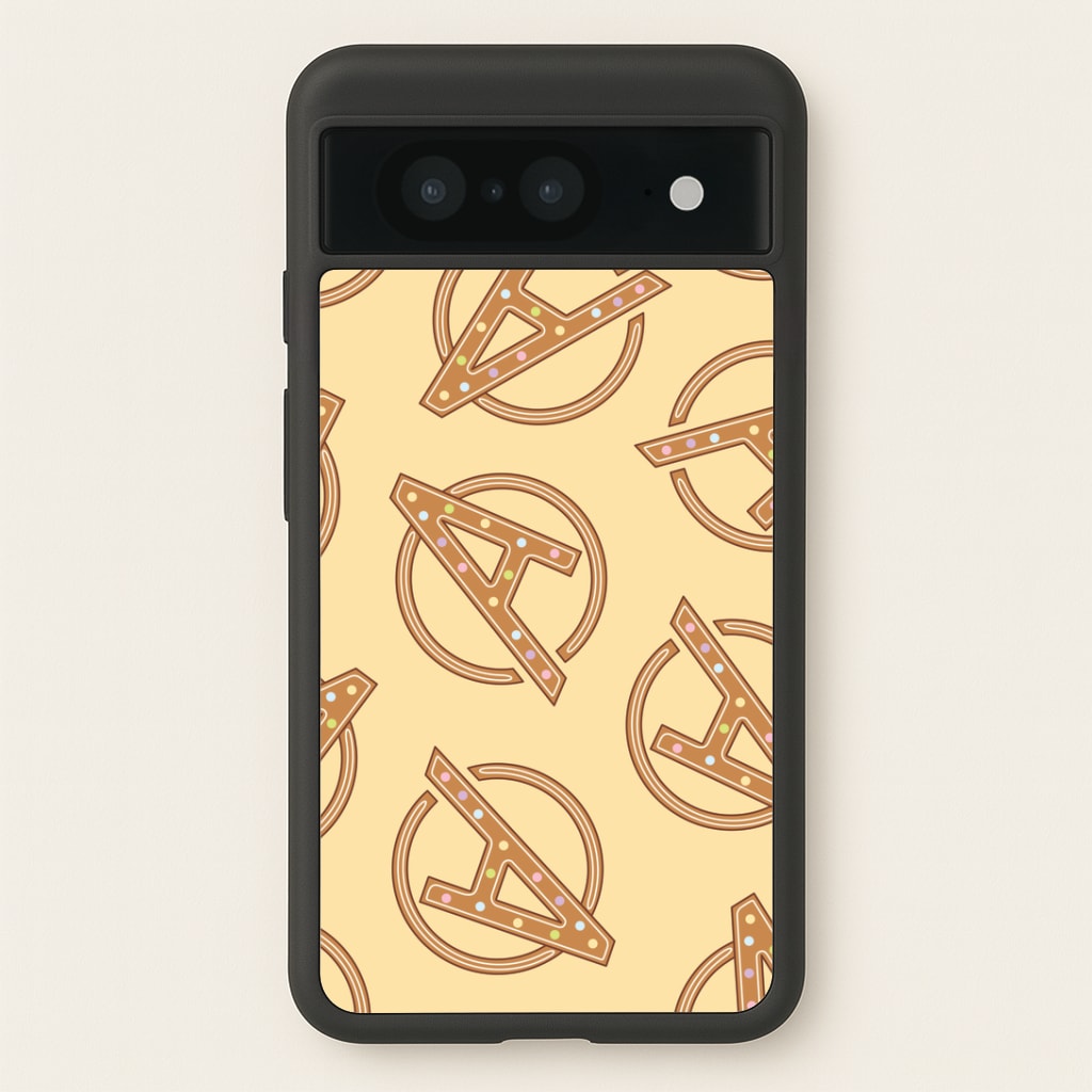 Superhero Team Gingerbread Pattern Google Pixel 8 Case