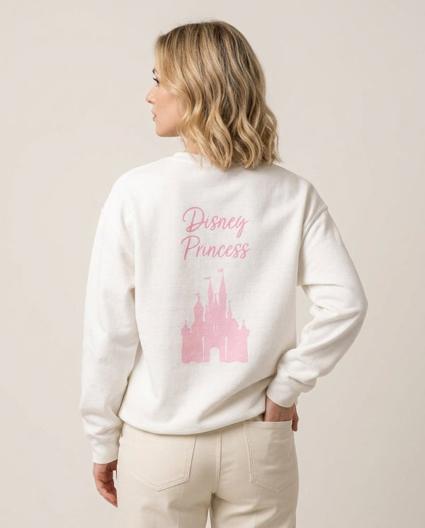 Fairytale Princess Sweatshirt — White Back, worn